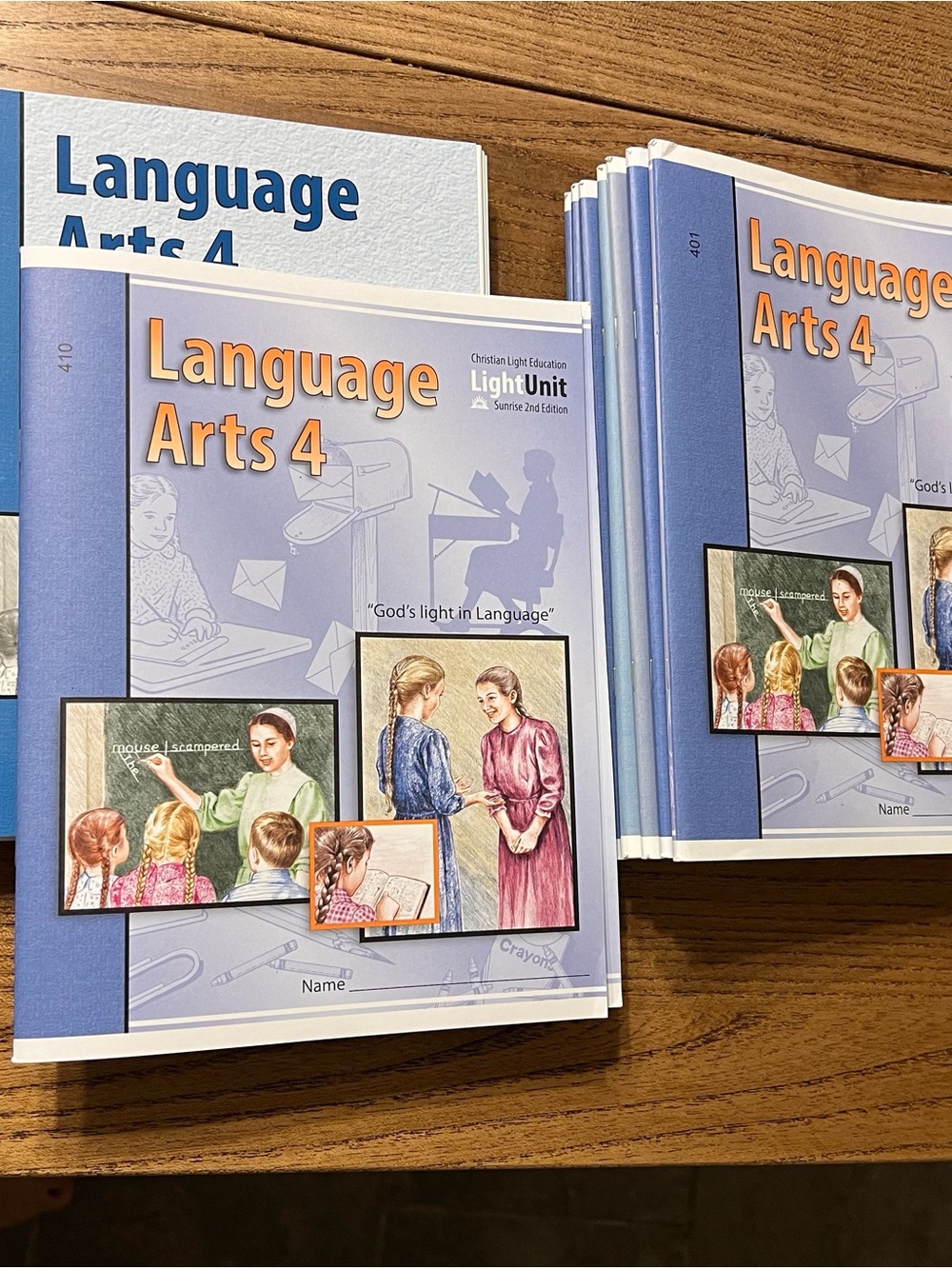 Language Arts 4 Student Workbook - - Blue